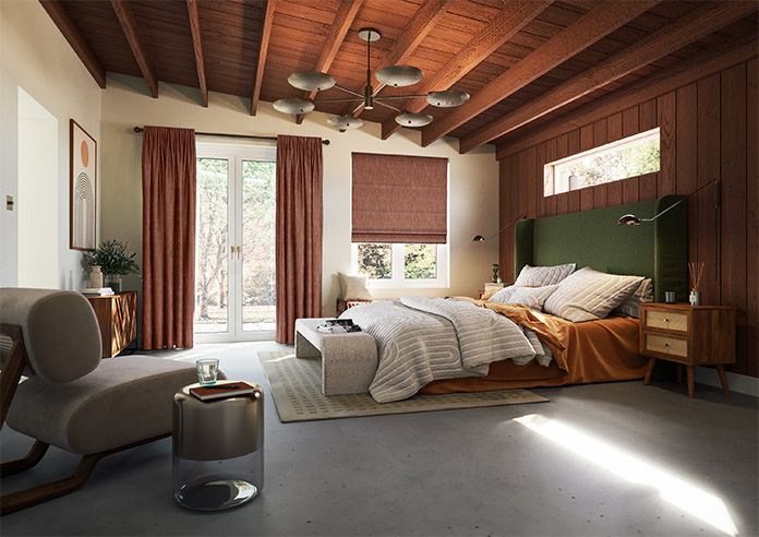 Cascade, Paprika - Made to Measure Curtains - Image 8